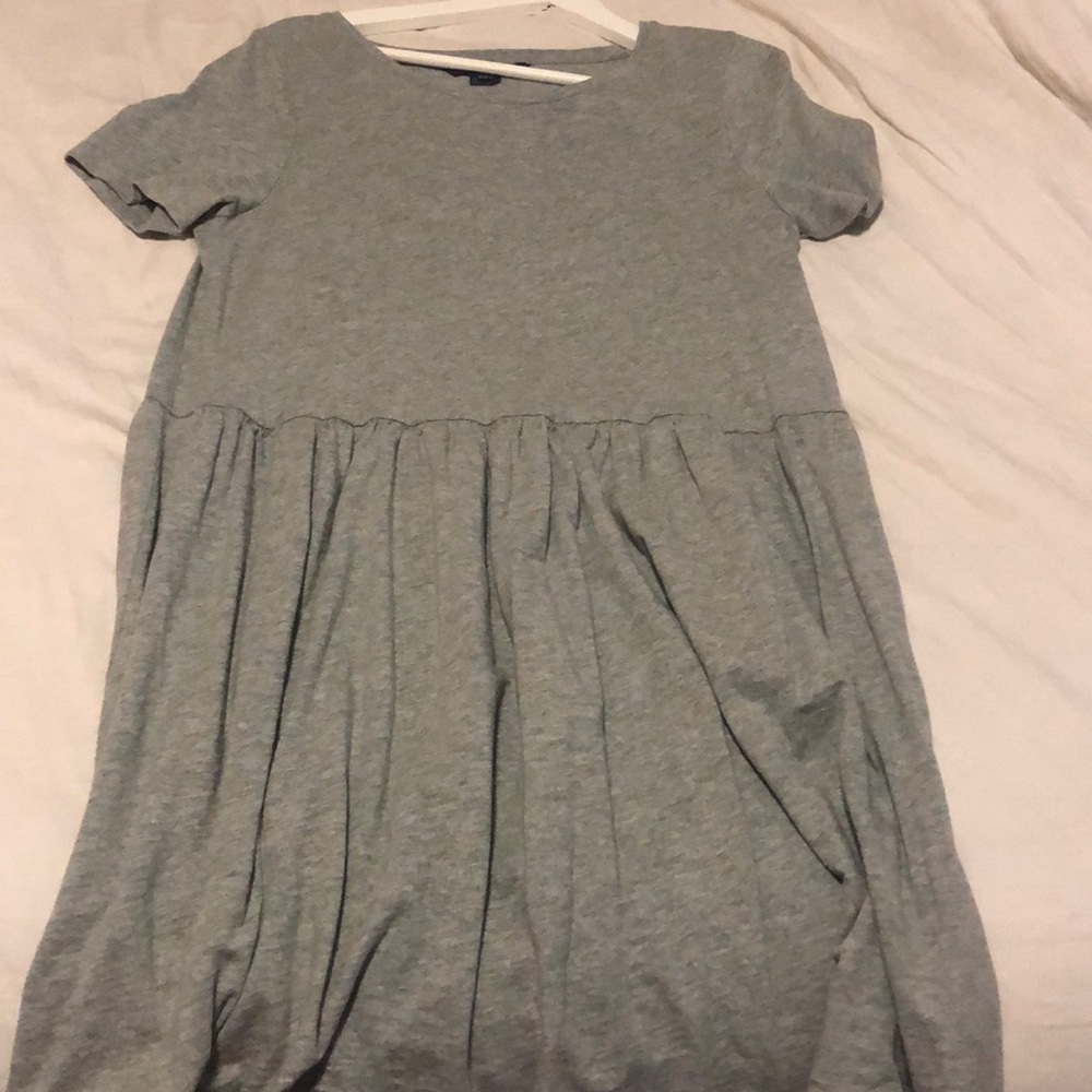 Grey t-shirt dress